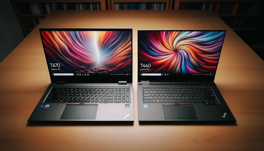 Comparativa lenovo t470 vs t460