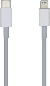 CABLE USB 2 0 USB-CM A LIGHTNING 2A BLANCO 1 0M