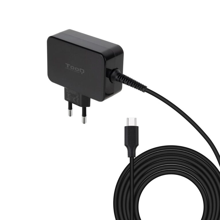 CARGADOR PORTÁTIL GAN USB-C PD 65W  NEGRO TOOQ