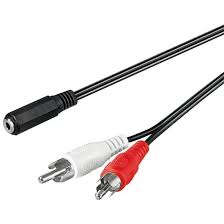 Cable Audio Jack 3 5 RCA 1 5m